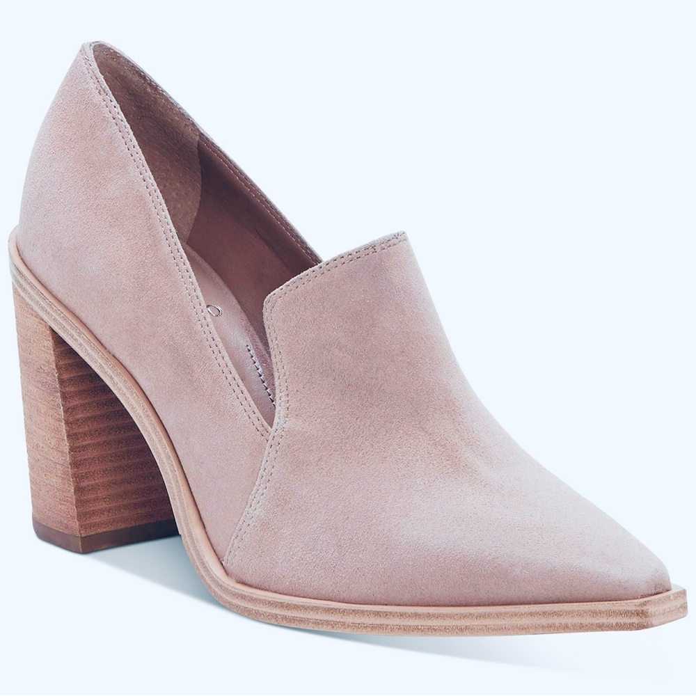 VINCE CAMUTO | Wevenly Malva True Suede block heels NIB